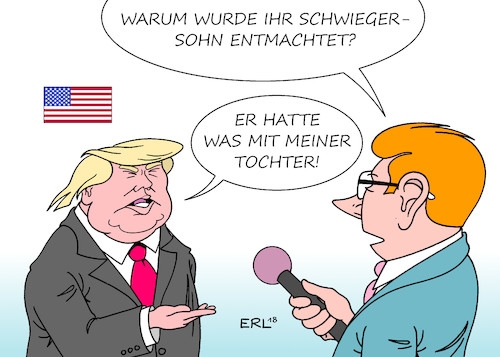 Cartoon: Trump Schwiegersohn (medium) by Erl tagged politik,usa,präsident,donald,trump,schwiegersohn,jared,kushner,chefberater,weißes,haus,washington,sperre,zugang,geheiminformationen,informationen,sicherheit,risiko,sicherheitsrisiko,tochter,iwanka,medien,reporter,karikatur,erl,politik,usa,präisdent,donald,trump,schwiegersohn,jared,kushner,chefberater,weißes,haus,washington,sperre,zugang,geheiminformationen,informationen,sicherheit,risiko,sicherheitsrisiko,tochter,iwanka,medien,reporter,karikatur,erl