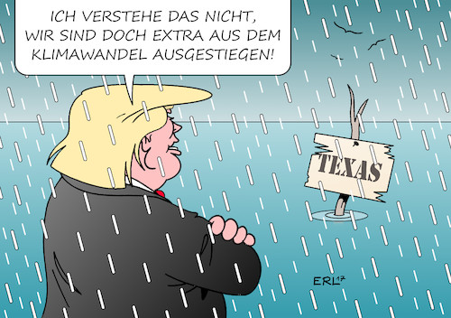 Cartoon: Trump Texas I (medium) by Erl tagged usa,präsident,donald,trump,hurrikan,harvey,tropensturm,regen,starkregen,überflutung,überschwemmung,unwtter,wetter,klima,klimawandel,vertrag,abkommen,paris,ausstieg,rechtspopulismus,karikatur,erl,usa,präsident,donald,trump,hurrikan,harvey,tropensturm,regen,starkregen,überflutung,überschwemmung,unwtter,wetter,klima,klimawandel,vertrag,abkommen,paris,ausstieg,rechtspopulismus,karikatur,erl