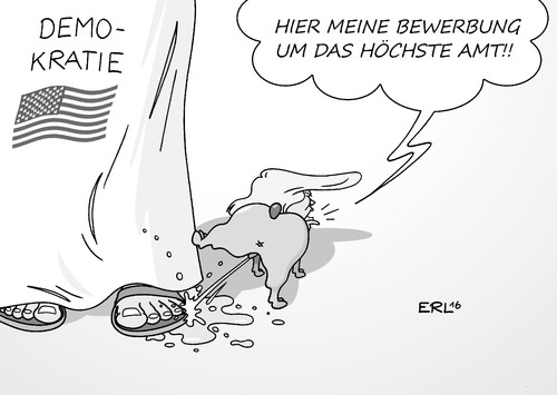 Trumps Bewerbung Trumps Bewerbung