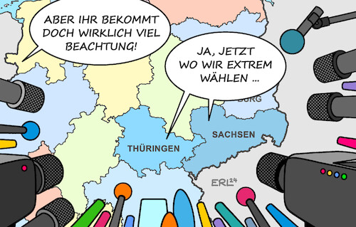 Wahlen in Ostdeutschland