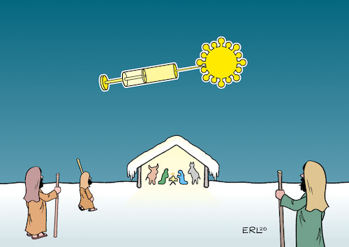 Cartoon: Weihnachten (medium) by Erl tagged politik,corona,virus,pandemie,covid19,weihnachten,hoffnung,erlösung,impfstoff,krippe,jesus,maria,josef,hirten,stern,spritze,karikatur,erl,politik,corona,virus,pandemie,covid19,weihnachten,hoffnung,erlösung,impfstoff,krippe,jesus,maria,josef,hirten,stern,spritze,karikatur,erl