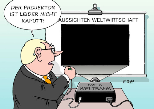 Cartoon: Weltwirtschaft (medium) by Erl tagged politik,wirtschaft,weltwirtschaft,prognose,internationaler,währungsfonds,iwf,weltbank,aussichten,düster,schwarz,corona,pandemie,krieg,russland,ukraine,wirtschaftswachstum,einbruch,projektor,karikatur,erl,politik,wirtschaft,weltwirtschaft,prognose,internationaler,währungsfonds,iwf,weltbank,aussichten,düster,schwarz,corona,pandemie,krieg,russland,ukraine,wirtschaftswachstum,einbruch,projektor,karikatur,erl