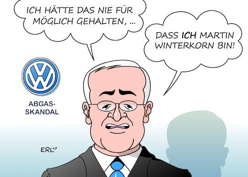 Cartoon: Winterkorn (medium) by Erl tagged vw,abgasskandal,diesel,software,manipulation,abgastest,chef,martin,winterkorn,wissen,kenntnis,billigung,untersuchungsausschuss,bundestag,befragung,ahnungslosigkeit,wissenslücken,erinnerungslücken,karikatur,erl,vw,abgasskandal,diesel,software,manipulation,abgastest,chef,martin,winterkorn,wissen,kenntnis,billigung,untersuchungsausschuss,bundestag,befragung,ahnungslosigkeit,wissenslücken,erinnerungslücken,karikatur,erl