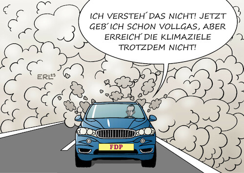 Cartoon: Wissing Klimaziele (medium) by Erl tagged politik,klima,klimawandel,erderwärmung,co2,reduktion,klimaziele,deutschland,verkehr,verkehrsminister,volker,wissing,fdp,auto,autobahn,ausbau,straßen,karikatur,erl,politik,klima,klimawandel,erderwärmung,co2,reduktion,klimaziele,deutschland,verkehr,verkehrsminister,volker,wissing,fdp,auto,autobahn,ausbau,straßen,karikatur,erl