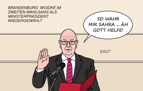 Cartoon: Woidke (medium) by Erl tagged politik,brandenburg,ministerpräsident,woidke,regierung,koalition,spd,bsw,sahra,wagenknecht,karikatur,erl,politik,brandenburg,ministerpräsident,woidke,regierung,koalition,spd,bsw,sahra,wagenknecht,karikatur,erl