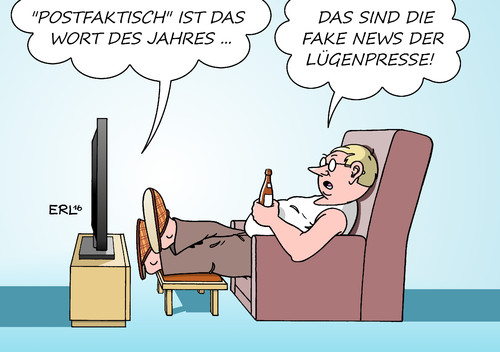 Cartoon: Wort des Jahres (medium) by Erl tagged hass,ärger,wut,gefühle,gefühlt,wahrheit,argumente,fakten,zeitalter,postfaktisches,gesellschaft,sprache,postfaktisch,jahres,des,wort,populismus,rechtspopulismus,fake,news,soziale,netzwerke,internet,netz,lüge,brexit,trump,medien,presse,lügenpresse,karikatur,erl,wort,des,jahres,postfaktisch,sprache,gesellschaft,postfaktisches,zeitalter,fakten,argumente,wahrheit,gefühlt,gefühle,wut,ärger,hass,populismus,rechtspopulismus,fake,news,soziale,netzwerke,internet,netz,lüge,brexit,trump,medien,presse,lügenpresse,karikatur,erl