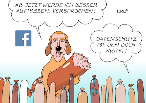 Cartoon: Zuckerberg (medium) by Erl tagged politik,wirtschaft,it,digitales,facebook,konzern,social,media,soziale,medien,netzwerke,daten,kunden,missbrauch,wahlkampf,usa,donald,trump,cambridge,analytica,datenschutz,versagen,regeln,internet,information,computer,pc,handy,smartphone,mark,zuckerberg,befragung,aussage,eu,parlament,hund,wurst,aufpassen,karikatur,erl,politik,wirtschaft,it,digitales,facebook,konzern,social,media,soziale,medien,netzwerke,daten,kunden,missbrauch,wahlkampf,usa,donald,trump,cambridge,analytica,datenschutz,versagen,regeln,internet,information,computer,pc,handy,smartphone,mark,zuckerberg,befragung,aussage,eu,parlament,hund,wurst,aufpassen,karikatur,erl