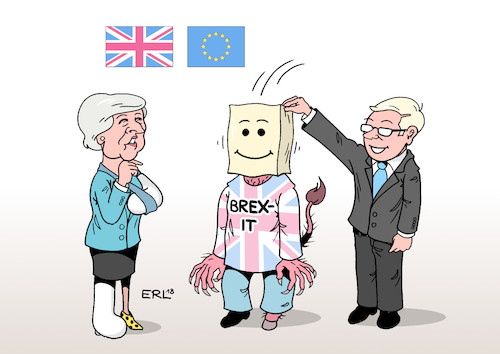 Cartoon: Zugeständnis (medium) by Erl tagged politik,brexit,austritt,großbritannien,gb,uk,europäische,union,premierministerin,theresa,may,vertrag,parlament,abstimmung,verschiebung,ankündigung,misstrauensvotum,gegner,brexiteers,hardliner,hart,konservative,partei,tories,hoffnung,nachverhandlung,eu,zugeständnisse,zugeständnis,kosmetik,karikatur,erl,politik,brexit,austritt,großbritannien,gb,uk,europäische,union,premierministerin,theresa,may,vertrag,parlament,abstimmung,verschiebung,ankündigung,misstrauensvotum,gegner,brexiteers,hardliner,hart,konservative,partei,tories,hoffnung,nachverhandlung,eu,zugeständnisse,zugeständnis,kosmetik,karikatur,erl