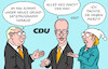 Cartoon: CDU-Grundsatzprogramm (small) by Erl tagged politik,partei,cdu,vorsitzender,friedrich,merz,grundsatzprogramm,mai,michel,michaela,karikatur,erl