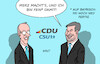 Cartoon: Deutsch - Bayrisch (small) by Erl tagged politik,union,cdu,csu,kanzlerkandidat,friedrich,merz,markus,söder,fein,karikatur,erl