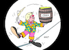 Cartoon: Ein Tropfen zuviel (small) by Erl tagged politik,großbritannien,uk,premierminister,boris,johnson,skandale,lügen,gartenparty,lockdown,corona,partygate,party,kosten,renovierung,zirkus,circus,clown,seiltanz,fass,tropfen,überlaufen,karikatur,erl