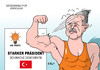 Cartoon: Erdogan (small) by Erl tagged türkei,wahl,akp,erdogan,umbau,demokratie,macht,stärkung,präsident,stark,stärke,schwächung,schwach,verlust,karikatur,erl