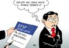 Cartoon: EU China (small) by Erl tagged eu,euro,rettungsschirm,efsf,hebel,hebelung,investor,china,eulen,nach,athen,tragen,griechenland