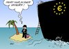 Cartoon: Euro Großbritannien (small) by Erl tagged euro,rettung,großbritannien,vertrag,spaltung