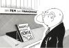 Cartoon: Film (small) by Erl tagged finanzkrise,börse,crash,bank,pleite,angst,essen,seele,auf,film,fassbinder