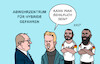 Cartoon: GAZ (small) by Erl tagged politik,innenminister,dobrindt,vorstellung,abwehrzentrum,hybride,gefahren,gaz,fußball,wm,nagelsmann,tah,rüdiger,abwehr,karikatur,erl