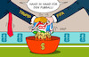 Cartoon: Geldmeisterschaft (small) by Erl tagged politik,sport,fußball,weltmeisterschaft,2026,usa,trump,fifa,infantino,geld,gier,ball,zitronenpresse,karikatur,erl
