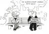Cartoon: Glück (small) by Erl tagged finanzkrise,bank,geld,vermögen,einlagen,ersparnisse,armut,arm,reich,angst,glück,glücklich