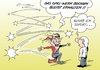 Cartoon: GM (small) by Erl tagged gm,opel,standort,werk,bochum,zickzackkurs