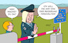 Cartoon: Grenzkontrollen (small) by Erl tagged politik,migration,asyl,nancy,faeser,grenzkontrollen,bekämpfung,afd,kind,karikatur,erl