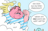 Cartoon: Gysi (small) by Erl tagged politik,bundestag,neu,eröffnung,rede,alterspräsident,gregor,gysi,linke,pds,sed,sozi,franz,josef,strauß,himmel,karikatur,erl