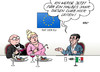 Cartoon: Italien (small) by Erl tagged italien,eu,ratspräsidentschaft,wirtschaft,krise,wirtschaftskrise,armut,schulden,leitung,club,matteo,renzi