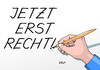 Cartoon: Jetzt erst recht! 2 (small) by Erl tagged anschlag,satire,zeitschrift,charlie,hebdo,tote,tod,verletzte,terror,islamismus,islamismuskritik,frankreich,karikatur,erl