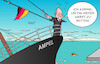 Cartoon: Keine Panik auf der Titanic (small) by Erl tagged politik,wirtschaft,schiffsbau,meyer,werft,papenburg,schwierigkeiten,finanzen,bau,kreuzfahrtschiffe,hilfe,rettung,einstieg,bund,bundesregierung,ampel,sinkendes,schiff,titanic,bundeskanzler,olaf,scholz,film,szene,bug,karikatur,erl