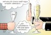 Cartoon: Löhne (small) by Erl tagged krise,vorbei,wirtschaft,gewinne,gewerkschaft,löhne,steigerung,erhöhung,schluck,sekt,glas,ausrede,königreich