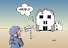 Cartoon: Misrata (small) by Erl tagged libyen,bürgerkrieg,diktator,gaddafi,schlacht,misrata,aufständische,kampf,häuserkampf,hilfe,hilferuf,nato,bodentruppen,luftangriffe,flugverbot,dilemma