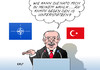 Cartoon: NATO Türkei (small) by Erl tagged türkei,is,kurden,pkk,angriff,luftangriff,präsident,erdogan,starker,mann,stark,stärke,neuwahlen,treffen,beratung,unterstützung,nato,karikatur,erl