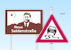 Cartoon: Neue Seidenstraße (small) by Erl tagged politik,neue,seidenstraße,chins,projekt,verbindung,westen,investitionen,verkehr,häfen,finanzierung,geld,abhängigkeit,macht,gefahr,demokratie,xi,jinping,karikatur,erl