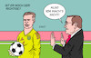 Cartoon: Neuer (small) by Erl tagged sport,fußball,fc,bayern,pokal,aus,rote,karte,diskussion,neuer,politik,spd,scholz,pistorius,kanzlerkandidat,karikatur,erl