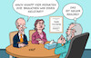 Cartoon: Paartherapie (small) by Erl tagged politik,regierung,koalition,cdu,csu,spd,merz,klingbeil,streit,reibung,neustart,paartherapie,karikatur,erl