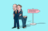 SPD-Basis (small) Cartoon: SPD-Basis (small) by Erl tagged politik,koalition,merz,klingbeil,spd,basis,mitgliederbefragung,bürgergeld,karikatur,erl
