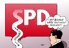 Cartoon: SPD-Einbruch (small) by Erl tagged spd,kanzlerklandidat,peer,steinbrück,umfragewerte,umfragetief,vorsitz,sigmar,gabriel,zweifel