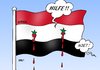 Cartoon: Syrien (small) by Erl tagged syrien diktator assad bürgerkrieg revolution erschießung niederschlagung mord massenmord hilfe un resolution veto russland