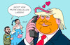 Cartoon: Telefonat (small) by Erl tagged politik,krieg,russland,ukraine,telefonat,trump,putin,einlullen,lügen,warnung,eu,europa,stier,selenskyj,karikatur,erl
