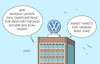 Cartoon: VW in Not (small) by Erl tagged politik,auto,vw,volkswagen,kündigung,tarifverträge,sparen,boni,karikatur,erl