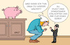 Cartoon: Weltspartag und Wirtschaft (small) by Erl tagged politik,finanzen,wirtschaft,schrumpfen,wachstum,konsum,einkaufen,sparschwein,schlachten,weltspartag,sparen,michel,karikatur,erl