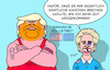 Cartoon: Wer solche Partner hat ... (small) by Erl tagged politik,usa,trump,zölle,strafzölle,drohung,verhandlung,einigung,eu,schaden,schadensbegrenzung,von,der,leyen,karikatur,erl