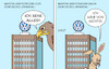 Cartoon: Winterkorn (small) by Erl tagged politik,auto,vw,winterkorn,prozess,abgasskandal,diesel,adler,hase,karikatur,erl