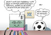 Cartoon: WM Katar 2022 (small) by Erl tagged fußball,weltmeisterschaft,katar,2022,sommer,hitze,winter,termin,bundesliga,fifa,geld,herrscher,frage,karikatur,erl