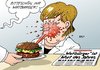 Cartoon: Wutbürger (small) by Erl tagged wutbürger wort des jahres bürger politik entscheidung oben unten burger auffressen