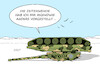 Cartoon: Zeitenwende (small) by Erl tagged politik,bundeswehr,panzer,schützenpanzer,puma,zeitenwende,bundeskanzler,olaf,scholz,krieg,russland,ukraine,verteidigung,karikatur,erl