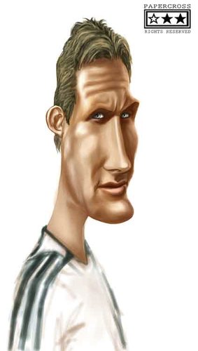 Cartoon: klose-unfinished (medium) by billfy tagged football,miroslav,klose,germany,deutschland,bayern,munchen