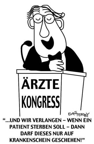 Cartoon: ÄRZTE KONGRESS (medium) by EASTERBY tagged ärzte,