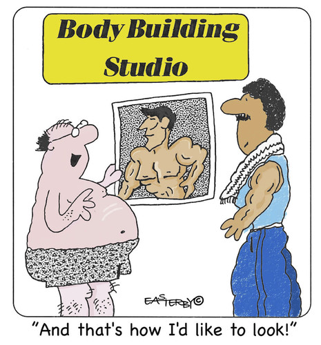 Cartoon: Body Re-Building (medium) by EASTERBY tagged health,and,fitness