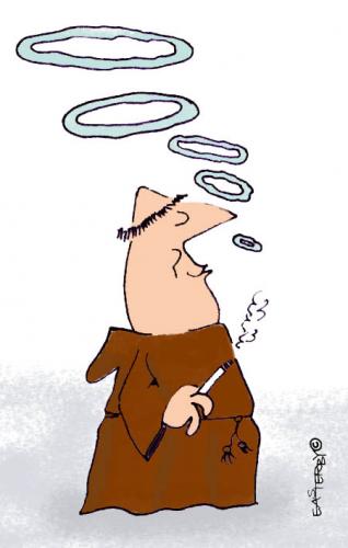 Cartoon: Smoke signals 4 (medium) by EASTERBY tagged smoking