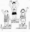 Cartoon: AT LAST A WINNER (small) by EASTERBY tagged losers